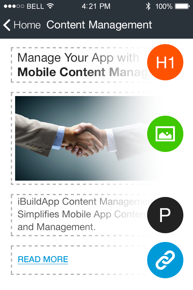 Content Management App Features
