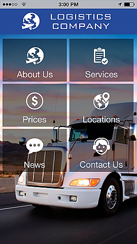 Logistics Company App Templates