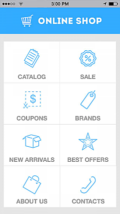 Online Shop 8 App Templates
