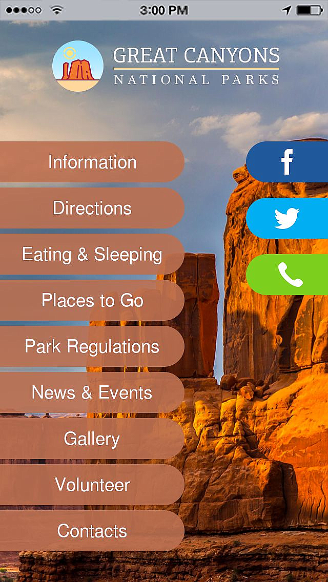 Grand Canyon National Park App Templates